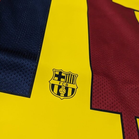 Neymar JR Barcelona 2014/15 Champions League Nike Retro Jersey - Picture 9 of 14